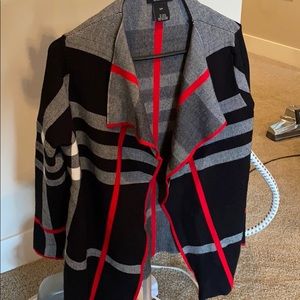 Stretch knit sweater/blazer